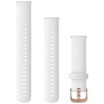 Garmin kellarihm Venu 2S 18mm, valge/rose gold