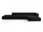 Pehme nurgadiivan Cosmopolitan Design Arendal 5, must