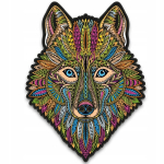 Puidust pusle Wolf Wood You Do, 140tk