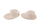 Hermia Concept Angele tassi ja alustassi komplekt, 4 tk
