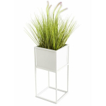 Moodne lillealus, valge, 50 cm
