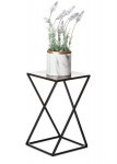 Moodne lillealus, must, 40 cm