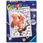 Maalimine numbrite j&auml;rgi Ravensburger Spring Squirrel