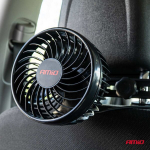 Ventilaator 4,5" 12V 2-kiirust peatoe kinnitus Amio 03007