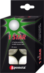 Lauatennise pallid Sponeta, 6 tk, valge