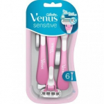 Gillette Venus Sensitive raseerijad, 6 tk, n/a