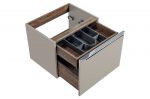 Vannitoa kapp Comad Santa Fe Taupe 82-60-B-2S, hall