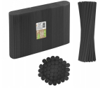 Plastikust korduvkasutatavad joogik&otilde;rred, must, 9x240 mm, 250 tk.