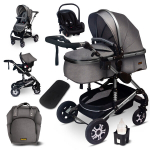 Vanker ja turvatool 3 in 1 Florida, grey-silver