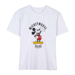 T-s&auml;rk naistele Mickey Mouse, valge, XS