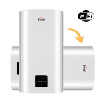 Elektriboiler Ferroli lame 100 l 1,8 kW, vertikaalne/horisontaalne TITANO TWIN 100 WI-FI, valge