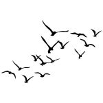 Riputatav dekoratsioon Migration, 18 cm
