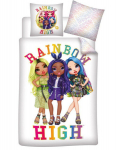Voodipesukomplekt Rainbow High 140x200cm, 63x63cm