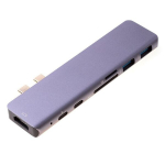 Adapter 7W1 Hub USB -C HDMI 4K SD SD MacBook Pro / Air - Grey