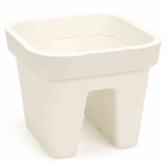 R&otilde;du Lillepott Lys cream, 29 cm