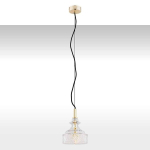 Argon Cruz 4198 ripplamp, 1x7w E14, messing/l&auml;bipaistev