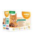 IAMS Cat Delights linnu-, lamba- ja kalakonservid, 12x85 g