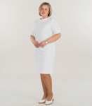 Hansmark naiste kleit Pamella 68056*01, valge