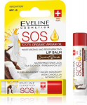 Huulepalsam Eveline Cosmetics SOS 100% Organic Argan Oil Coconut Dream 4.5ml