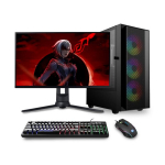Arvuti Gaming PC Ryzen 5 Komplekt, AMD Ryzen&trade; 5 7600 4.2 GHz, 1 TB SSD, RAM 16GB DDR5, GeForce RTX&trade; 5070 12GB, PSU 600W, Windows 11 27″ QHD 2560 x 1440P 180Hz