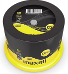 CD-R plaadid Maxell, 700MB, 52X, 80 min, 50 tk
