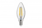 Pirn LED, C35, E14, 4W, 420Lm, 4000K, Filament, 220-240V, 360&deg;