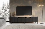 Tv-kapp ADRK Furniture Noemi, must/pruun