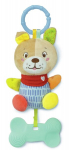 Lastele m&auml;nguasi - CLEMENTONI - Pehme koerakese m&auml;nguasi - Pehme kangas - Valge - 20 cm