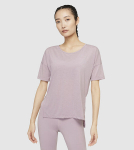 Nike Yoga l&uuml;hikeste varrukatega s&auml;rk naistele, lilla, CJ9326-501, XS