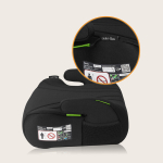 Lionelo Luuk Fix i-Size Black turvatool 22-36 kg, 125-150 cm, must