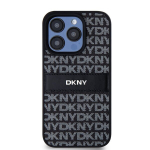 DKNY Leather Repeat Pattern Tonal Stripe Case