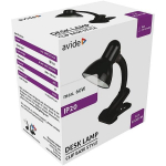 Avide laualamp Clip E27, must