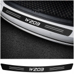 Tagumine Kaitseraua Kleebis, ME Premium, Mercedes C W203, Carbon Black, Galinio Bamperio Lipdukas, ME Premium, Mercedes C W203, Carbon Black