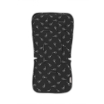 Vankri pehmendus Lorelli, black floral