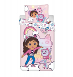 Laste voodipesukomplekt Gabby's Dollhouse 140&times;200 cm, 2-osaline