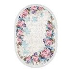 Kilimas (160 x 230) Mu175 - Powder (Oval)
