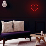 Neoon LED HEART punane nahkhiir + USB Forever FLNE07 Light