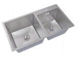 Valamu Inox 78 x 43 cm + dosaator, korv, aukudeta