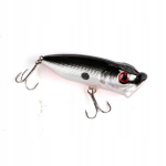 POPPER FLOPPER Wobbler OKOŃ SZCZUPAK F141 SILVER