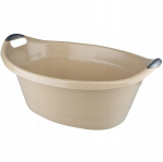 Plastikust ovaalne vaagnal&otilde;uend 40l 71x49x31cm beež