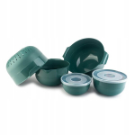 K&ouml;&ouml;gikausside komplekt 7El + Colander 3L Plastic Green