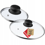 Klaaskaas potile ja pannile 16cm + 20cm