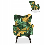 Luna Print Skandinaavia kooriktooli Family m&ouml;&ouml;bel monstera tropic