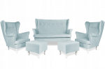 Komplekt lounge m&ouml;&ouml;bel uszak Ari diivan tugitoolid poufs Family Furniture set
