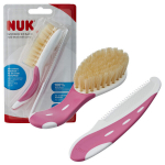NUK pehme harja ja kamm beebidele roosa