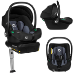 Turvatool Lionelo Astrid i-Size Set Black Grey, 40-87 cm, ISOFIX