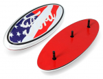Isekleepuv FORD logo m&auml;rk 22,5x9 cm Ameerika lipp