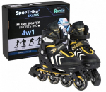 Rulluisud SporTrike Skates 4in1, kollane