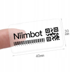 .NIIMBOT kleebised seeria B 40*30mm TRANSPARENT