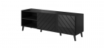 Telerialus Cama Meble Abeto, 150x42x52 cm, must